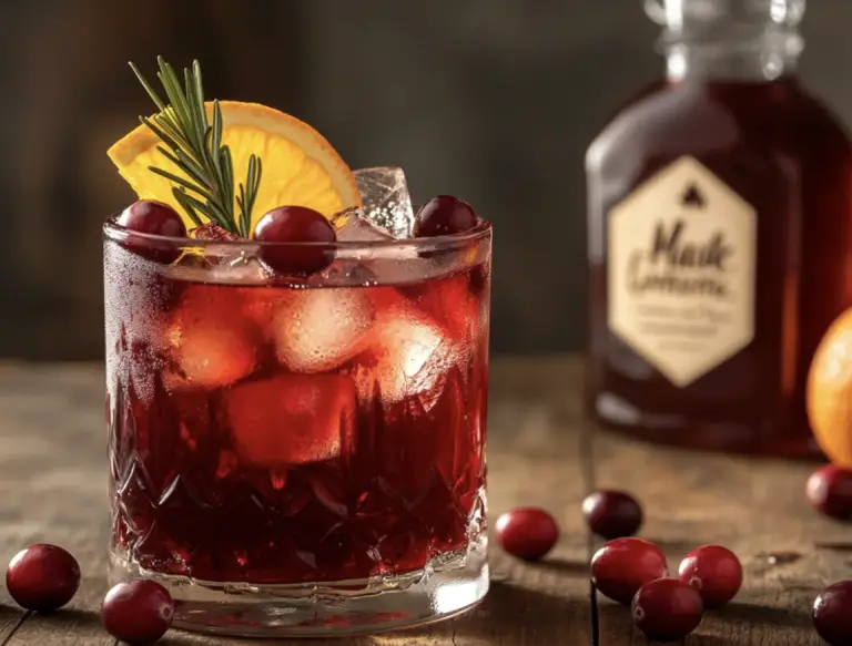 Maple Cranberry Cooler: Tart, Refreshing, and Unexpectedly Cozy